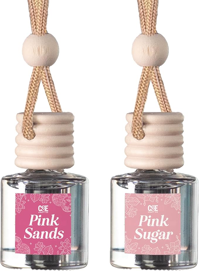 C&E Craft Co Hanging Car Air Freshener Diffuser 2 Pack, Long Lasting Fragrance by CECraftCompany