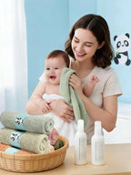 HIPHOP PANDA Baby Washcloths, Rayon Made from Bamboo - Image 3