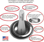 Lint Hair Trapper for filtering Washing Machine Utility Tub and Sink - Image 2
