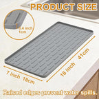 Silicone Coffee Mat, Eco-friendly, Hygienic Drying Pad, Leak-Proof and Non-Slip - Image 2