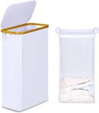 60L Slim Laundry Hamper, Narrow Laundry Basket by iEGrow