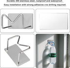 2-Pack Stainless Steel Sponge Holder, Kitchen Sink Caddy Organizer, SUS304 - Image 2