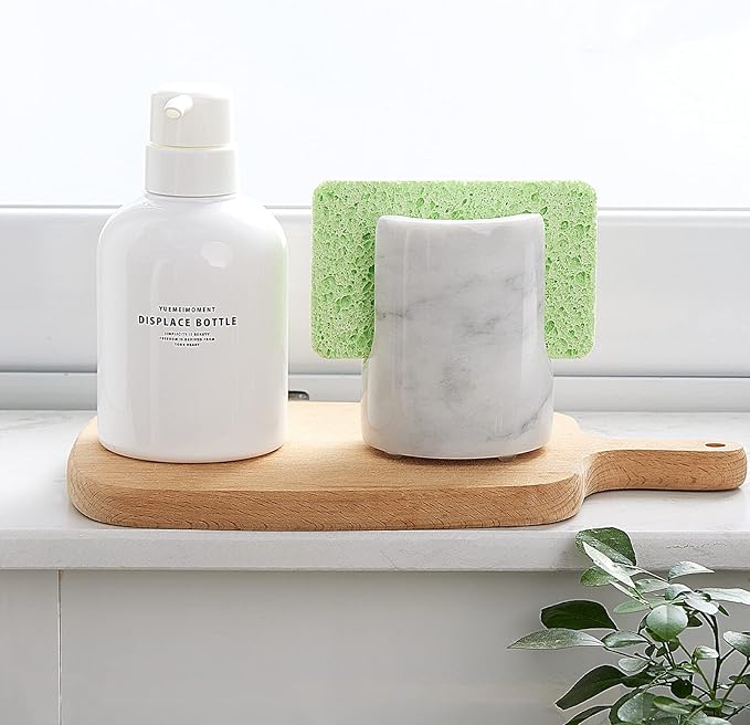 Marble Sponge Holder Sink Sponge Caddy - Image 4