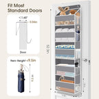 1 Pack Over The Door Organizer, Hanging Storage Organizer - Image 2