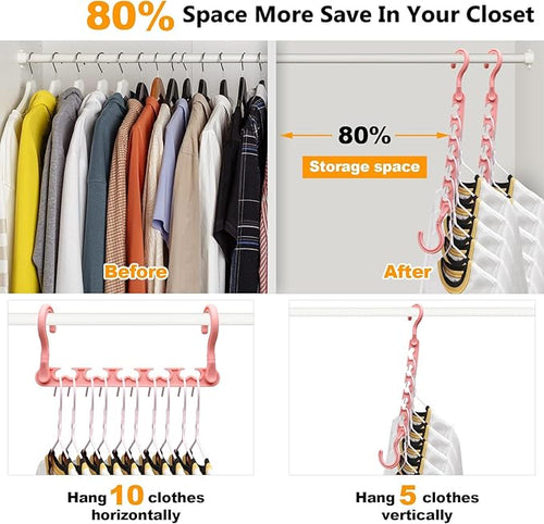 12-Pack-Closet-Organizers-and-Storage, Clothes-Organizer-Hangers - Image 2