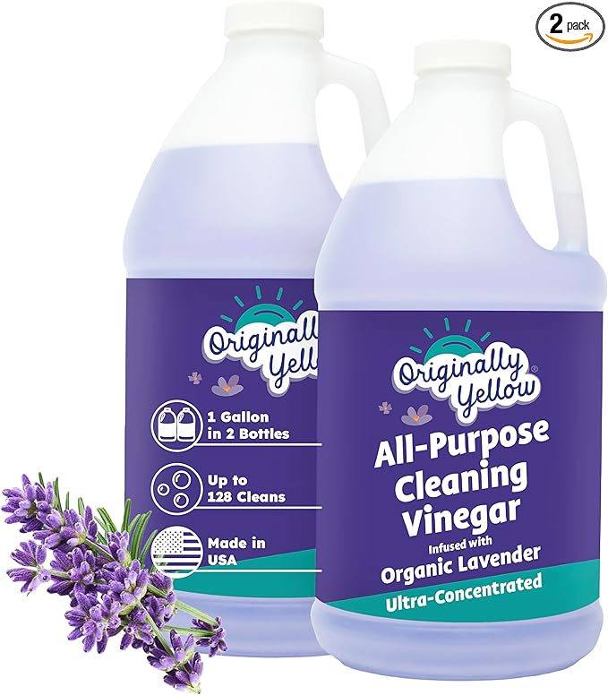 Originally Yellow Lavender White Vinegar by OriginallyYellow