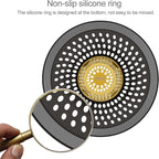 LKEYE Shower Drain Hair Catcher/Bathroom Drain Cover/Bathtub Drain - Image 4