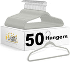 Quality Hangers 50 Pack Plastic Hangers by QualityHangers