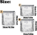 Reusable Aluminum Foil Sealable Storage Bags, 2025 New Resealable Vacuum Zipper - Image 6