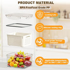 4 Pcs Fruit Storage Containers for Fridge - Image 3