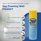 Zep Foaming Wall Cleaner - 18 oz ZUFWC18 - Removes Stains Without Damaging - Image 4