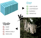Phinus 72 Pcs Wooden Clothes Pins, 2.9 Inch Clothes Pins - Image 4