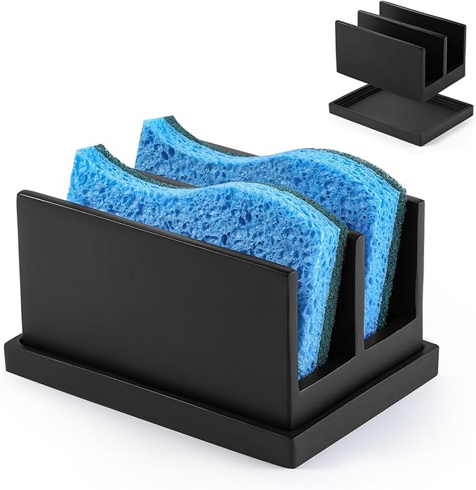 Luxspire Kitchen Sponge Holder for Sink, Dish Sponge Holder by Luxspire