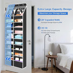 Univivi 6-Shelf Over Door Hanging Organizer Fabric Door Storage - Image 8