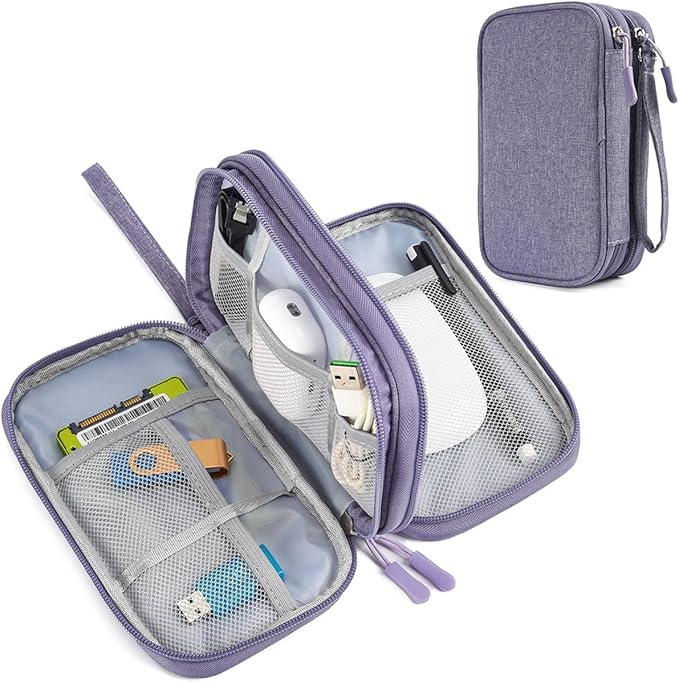Travel Electronic Organizer Pouch Bag, Waterproof Portable Electronic by Unknown
