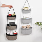 Hanging Storage Baskets, Over the Door Basket, Cotton Wall Baskets Storage - Image 8
