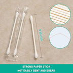 100 Pack Cotton Swabs, Individually Wrapped Cotton Swab, Individually Wrapped - Image 4