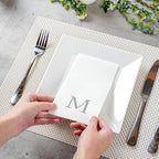 Luxenap 15.8 X 7.9 Inch Linen-Feel Guest Towels, 50 Lettered Hand Towels - Image 5