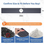 Fast Drying Kitchen Sink Splash Guard, Durable Stone Kitchen Faucet Mat - Image 3