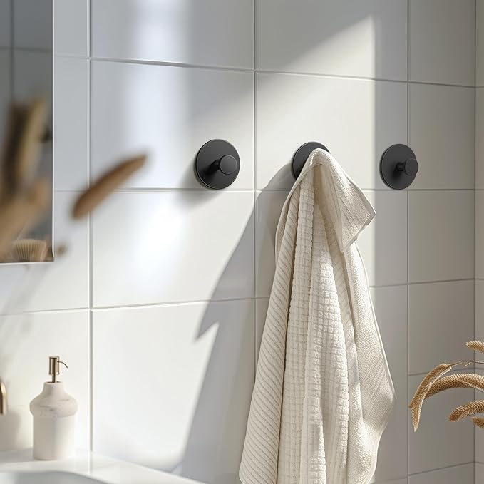 10-Pack Adhesive Wall Hook for Coat and Towel: Extra Sticky 12 LB, Stainless - Image 3