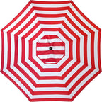 Sunnyglade 9' Patio Umbrella Outdoor Table Umbrella with 8 Sturdy Ribs (Red and White) - Image 7