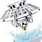 Universal Tub Stopper Bathtub Drain Plug, Pop Up Tub Drain Hair Catcher - Image 7