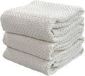 Serafina Home White Kitchen Hand Dish Towels: 100% Cotton Cloth Soft Cleaning by SerafinaHome