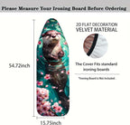 Nuxovilar Otter with Cherry Blossoms Ironing Board Cover, This Cover Fits Most - Image 4