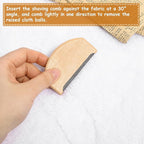 Thinp 3 Pcs Wool Cashmere Comb, Sweater Comb to Remove Pilling Manual Fuzz - Image 5