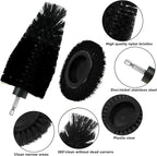 8 Pcs Drill Brush Attachment Set, Power Cleaning Scrub Brush Kit - Image 3