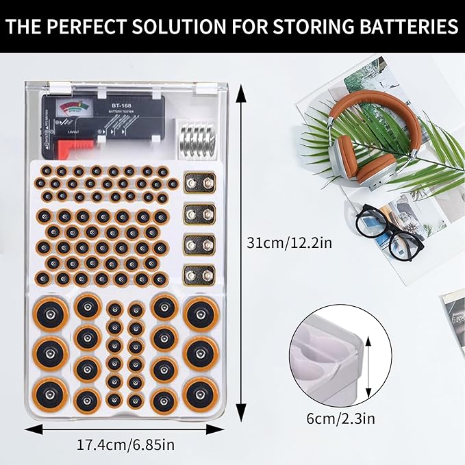 Battery Organizer Storage Box - Image 6