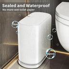 Bathroom Trash Can with Lid, 3 Gallon Small Slim Garbage Bin with - Image 7