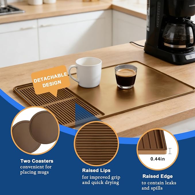 Mrcrypos Silicone Coffee Mat 16X24in - Image 3