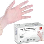 Schneider Clear Vinyl Exam Gloves, Latex-Free, Disposable Medical Gloves by Schneider