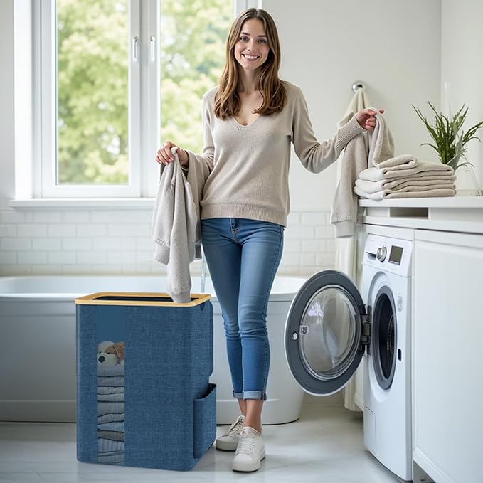 Laundry Basket Clothes Hamper - Image 5