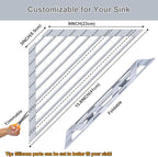 Triangular Sink Rack, Foldable Sink Drying mat, Heat-Resistant, and Rust-Proof - Image 2