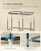 SONGMICS Portable Closet, Wardrobe Closet Organizer - Image 5