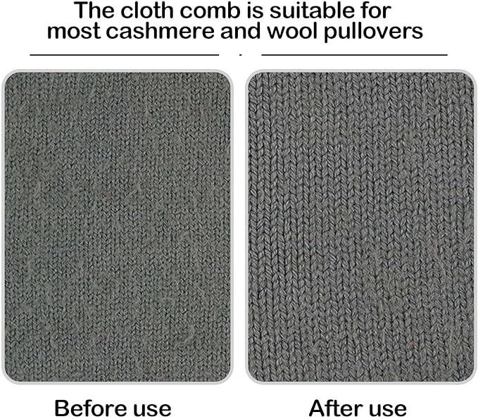BlingKingdom 2pcs Wool Cashmere Comb Manual Portable Sweater Comb Pill Remover - Image 4