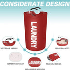 StorageRight 90L Large Laundry Basket, Laundry Hamper, Dirty Clothes Hamper - Image 3