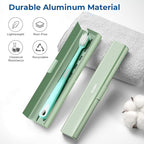 Aluminum Toothbrush Travel Case, Portable Travel Toothbrush Holder, Durable - Image 2