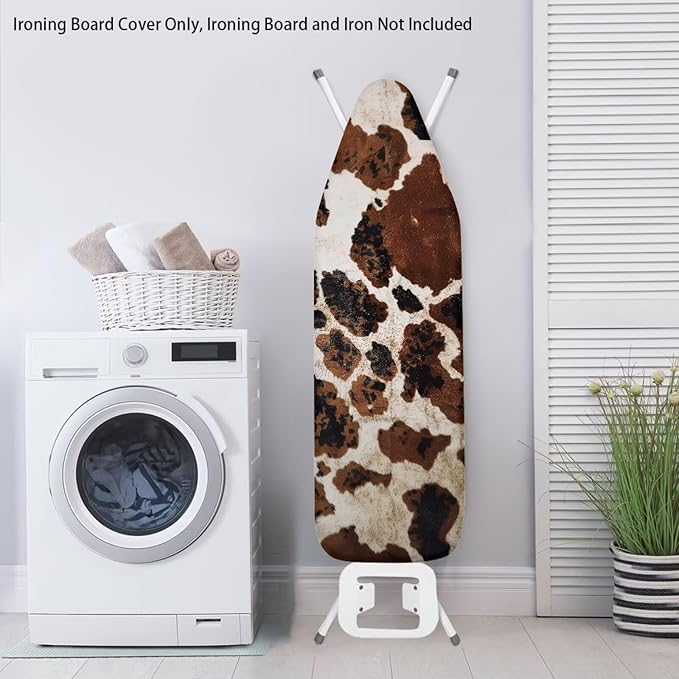 Cowhide Ironing Board Cover Universal Iron Board Covers Heavy Duty Padded Extra - Image 3