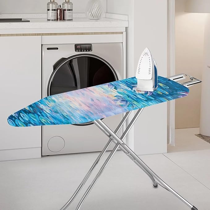 Water Lily Ironing Board Cover and Pad Standard Size Van Gogh Iron Board Padded - Image 2