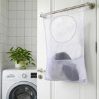 2Pcs Bag Over the Door Hamper Large Hanging Mesh Hamper - Image 4