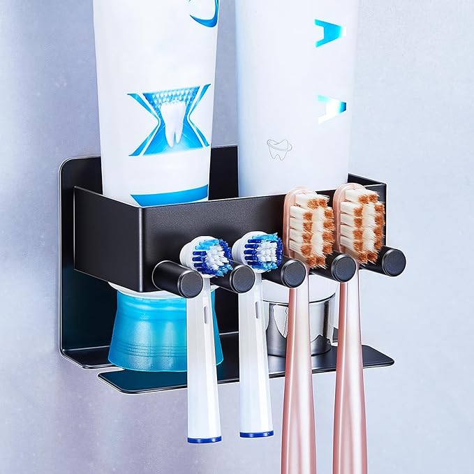 Electric Toothbrush Head Holder, Electric Toothbrush Holders Wall Mounted by WelcometotheYAYINLI