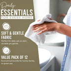 DAN RIVER 12 Pack Wash Cloths for Showering - Image 3
