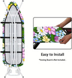 Nuxovilar Colorful Mixed Flowers Ironing Board Cover, This Cover Fits Most - Image 5