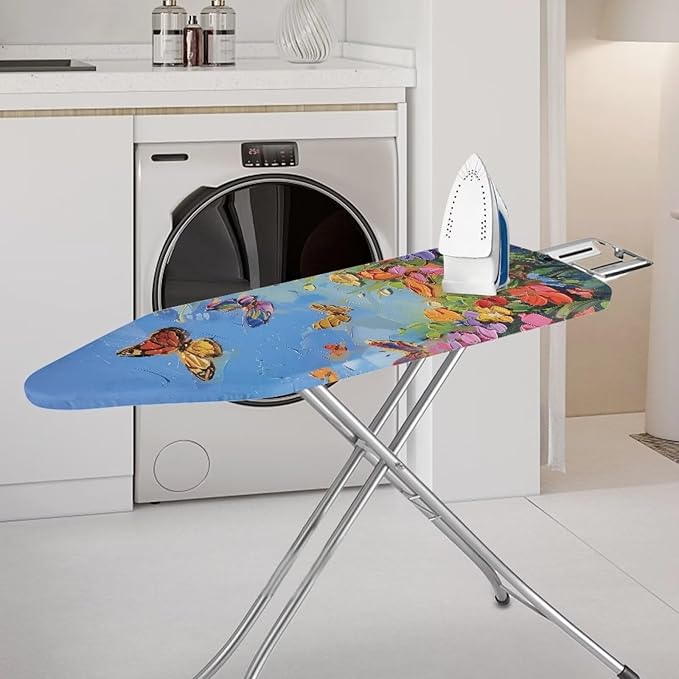 Oil Painting Floral Ironing Board Cover and Pad, Heat Reflective and Stain - Image 2