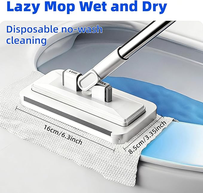 Clip on Mini Mop for Kitchen Counter & Floor – No Wash & Cloth Changing Lazy - Image 5