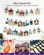 Mini Clothes Pins Wooden Colored Small Clothespins - Image 3