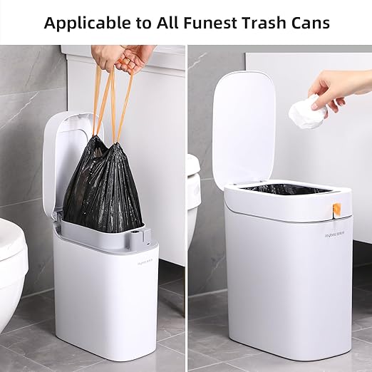funest Small Drawstring Trash Bag, 4 Gallon Garbage Bags - Image 3